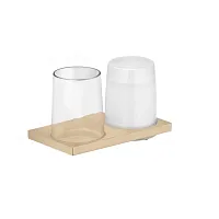 Держатель Keuco 11153039000 Edition 11 двойной для зубных щеток, бронза шлифованная