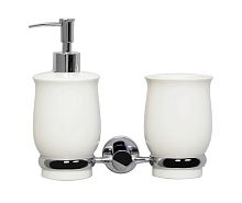 WasserKRAFT K-24289 Держатель стакана и дозатора WasserKRAFT K-24289 Держатель стакана и дозатора