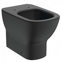 Чаша-соло Ideal Standard T0077V3 Tesi унитаза напольного/приставного 37х56 см, AquaBlade®, Silk Black (черный шелк) Чаша-соло Ideal Standard T0077V3 Tesi унитаза напольного/приставного 37х56 см, AquaBlade®, Silk Black (черный шелк)