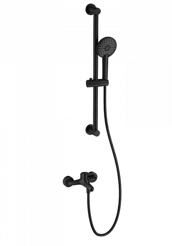 Смеситель для ванны с душевым гарнитуром Wonzon & Woghand  WW-4560-MB