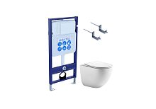 Инсталляция с подвесным унитазом Aquatek Гелиос SET AQUATEK ГЕЛИОС KKI2