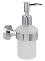 Дозатор Aquatek AQ4005CR Вега, хром/стекло матовое белое