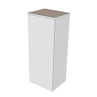 Шкаф-пенал Keuco 31720820002 Edition 400 средний 90х35 см, петли справа, белый глянцевый/стекло глянцевое трюфель