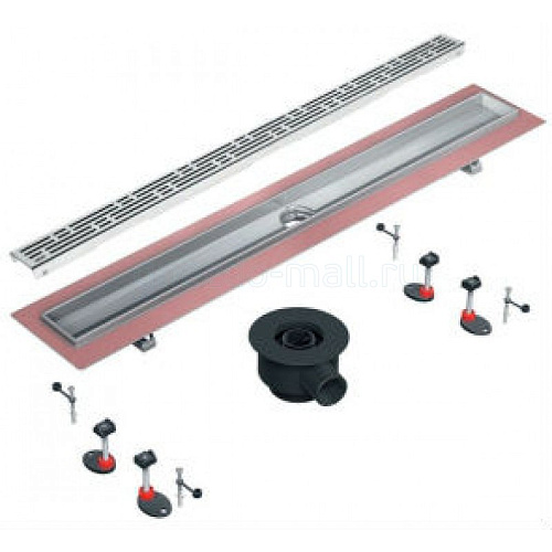 Дренажный канал, комплект 5 в 1 TECE Drainline 640720 Дренажный канал, комплект 5 в 1 TECE Drainline 640720