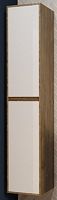 Шкаф-пенал Эстет ФР-00010690 Monaco Wood 35х175 см R, подвесной, белый/дуб рустикальный