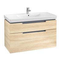 Тумба Villeroy & Boch A91510PN Subway 2.0 под раковину 99х45 см, вяз Импрессо (Elm Impresso) Тумба Villeroy & Boch A91510PN Subway 2.0 под раковину 99х45 см, вяз Импрессо (Elm Impresso)