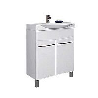 Тумба Акватон 1A196701IF010 Инфинити 76 H под раковину, 73х36 см, белый/хром глянец