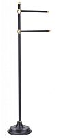Art & Max SOPHIA AM-2162-Nero/Do-Ant Стойка напольная для полотенец, цвет черный /Античное золото купить недорого в интернет-магазине Керамос