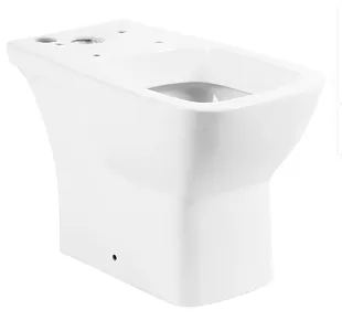 Чаша унитаза BelBagno BB128CP LAGO, P-trap, напольного, 36х62 см, белая