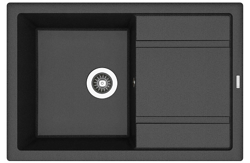Мойка для кухни Florentina 20.160.D0760.302 Липси 76х51 см, с крылом, антрацит Мойка для кухни Florentina 20.160.D0760.302 Липси 76х51 см, с крылом, антрацит снят с производства