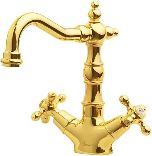 Смеситель для умывальника Boheme TRADIZIONALE ORO 292-Ceramic