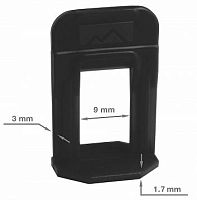 Зажим  TLS 3мм 100 шт.