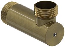 Уголок Сунержа 05-1523-1010 с клапаном G 1" НР х G 1" НР, состаренная бронза