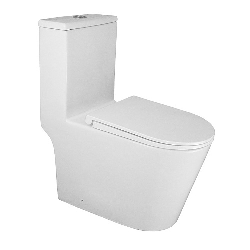 Унитаз напольный с бачком с сиденьем микролифт Azario AZ-8101 Унитаз напольный с бачком с сиденьем микролифт Azario AZ-8101