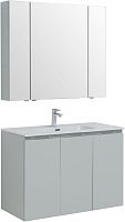 Комплект мебели Aquanet 00274198 Алвита New для ванной комнаты, серый