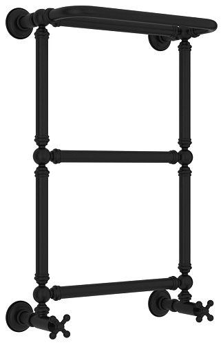 Полотенцесушитель водяной Сунержа 31-0281-6640 Ренессанс 660х400 мм, матовый черный