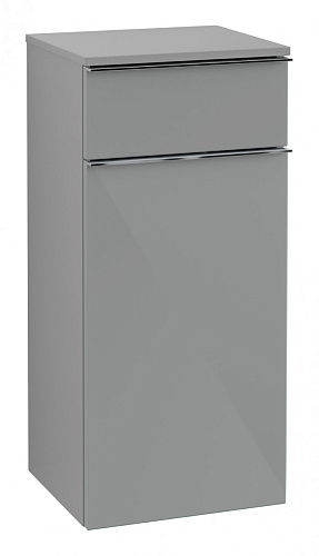 Шкаф Villeroy & Boch A95001RA Venticello боковой, Glass Glossy Grey снят с производства