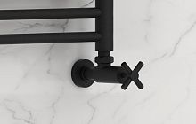 Вентиль Сунержа 15-1408-1212 угловой, (крест) G 1/2" НР х G 1/2" НР, муар темный титан