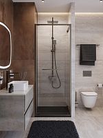 Душевая дверь в нишу Cezares LUX LUX-B-FS-1-80-C-GM