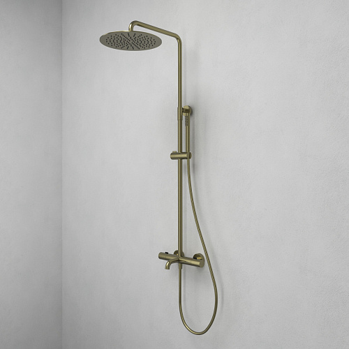 Душевая система с термостатом ABELSBERG Fluida SNS75102BG