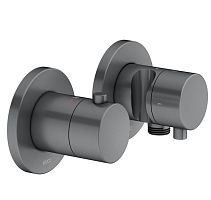 Смеситель Keuco 51553131221 Edition 400 с термостатом для встройки, хром черный шлифованный