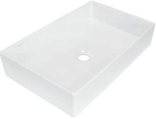 Умывальник Sanita Luxe NOV60SLWB01S Novel Slim накладной 60х35 см, белый (нов. арт. WB.CT/Novel/60-N.Slim/WHT.G/S1)