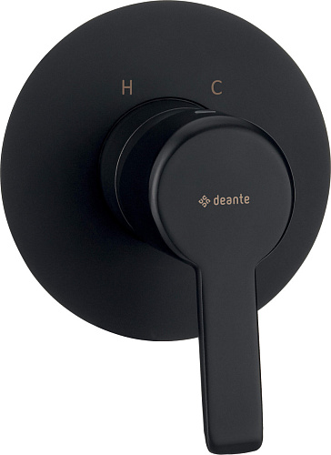 Смеситель Deante BQA_N44L Arnika для душа встраиваемый, с внутренней частью, Nero (черный) Смеситель Deante BQA_N44L Arnika для душа встраиваемый, с внутренней частью, Nero (черный)