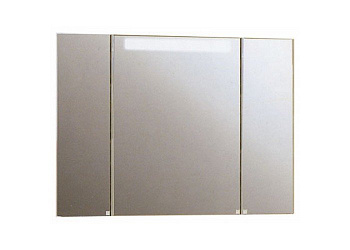Зеркальный шкаф Акватон 1A111602MA010 Мадрид 100х75 см, со светильником, белый