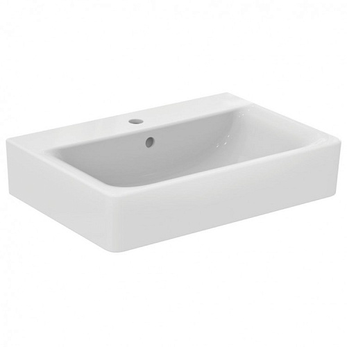 Раковина Ideal Standard E773001 Connect Cube подвесная 65х46 см, с 1-м отверстием под смеситель, Euro White (евробелый) Раковина Ideal Standard E773001 Connect Cube подвесная 65х46 см, с 1-м отверстием под смеситель, Euro White (евробелый)