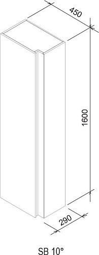 Шкаф-пенал Ravak 10° X000000753 купить недорого в интернет-магазине Керамос Шкаф-пенал Ravak 10° X000000753 купить недорого в интернет-магазине Керамос