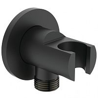 Шланговое подключение Ideal Standard BC807XG Idealrain с держателем для душа 1/2", Silk Black (черный шелк) Шланговое подключение Ideal Standard BC807XG Idealrain с держателем для душа 1/2", Silk Black (черный шелк)