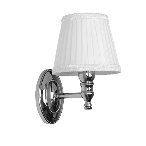 Настенная лампа светильника TW Bristol 039, с овальным основанием, цвет: хром ,TWBR039cr без абажура купить недорого в интернет-магазине Керамос