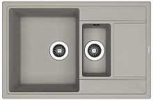 Мойка для кухни Florentina 20.250.D0780.305 Липси 78х51 см, с крылом, серая