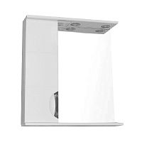 Зеркальный шкаф Loranto CS00058916 Соло, 82х70 см, белый