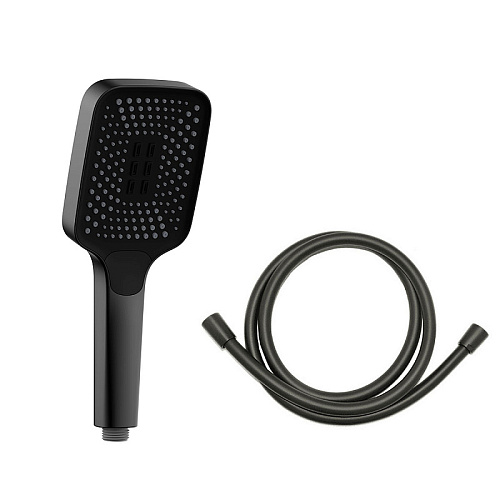 Ручной душ Vincea VSHN-41HMB со шлангом, черный матовый Ручной душ Vincea VSHN-41HMB со шлангом, черный матовый