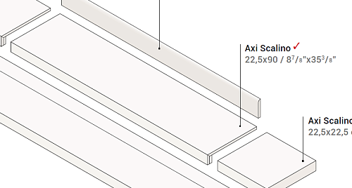 Ступень AtlasConcorde AXI AxiGreyTimberScalino22,5x90 купить недорого в интернет-магазине Керамос