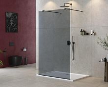 Душевая перегородка Cezares LIBERTA-L-2-110-120-GR-NERO Liberta 110 см, профиль черный Душевая перегородка Cezares LIBERTA-L-2-110-120-GR-NERO Liberta 110 см, профиль черный