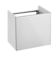 Тумба Keuco 34090210002 Royal Reflex под умывальник 50х35 см, петли справа, белый/белый