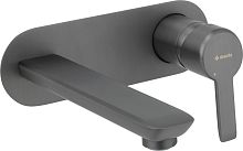 Смеситель Deante BQA_D54L Arnika для раковины настенный, Titanium (титан) Смеситель Deante BQA_D54L Arnika для раковины настенный, Titanium (титан)