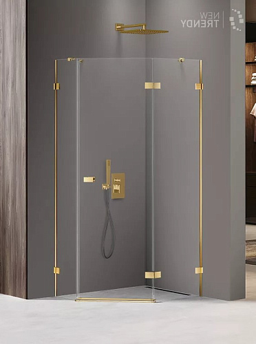 Душевое ограждение New Trendy AVEXA Gold EXK-3847 купить недорого в интернет-магазине Керамос Душевое ограждение New Trendy AVEXA Gold EXK-3847 купить недорого в интернет-магазине Керамос