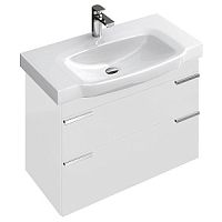 Тумба с раковиной Villeroy & Boch Sentique A854 00DH+5142 80R1, белый глянец