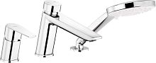 Смеситель Deante BQG_013M Agawa на борт ванны на 3 отверстия, хром