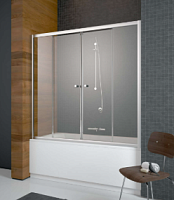 Сет 2036 203170-01_Шторка для ванны Vesta DW 1700*1500 хром/прозрачное