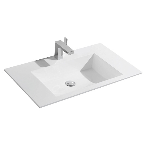 Раковина Vincea VCB-13800W из искусственного камня, 80х48 см, белая Раковина Vincea VCB-13800W из искусственного камня, 80х48 см, белая