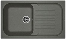Мойка для кухни Florentina 20.225.D0860.102 Арона 86х51 см, с крылом, черная