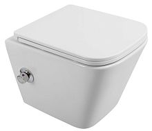 Унитаз подвесной, с функцией биде BelBagno  BB3103CHR-BS/SC