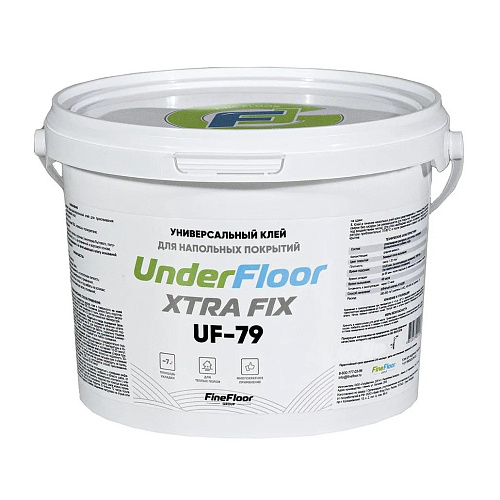 Универсальный клей для ПВХ покрытий UNDER FLOOR XTRA FIX UF-79 / 13 кг купить недорого в интернет-магазине Керамос