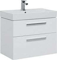 Тумба с раковиной Aquanet 00245254 Nova, 76х46 см, белая