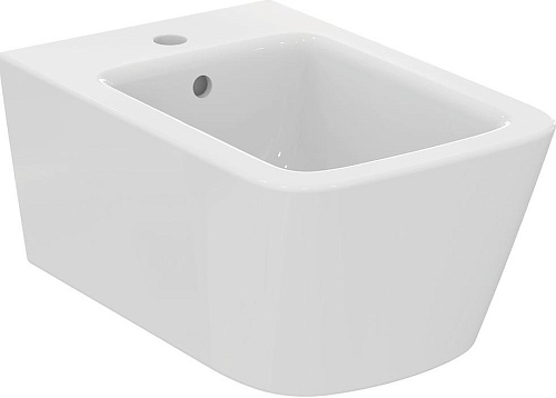 Биде Ideal Standard T368701 Blend Cube подвесное 36х54 см, с отверстием перелива, белое