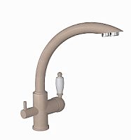 Смеситель Florentina 333.25H.2113.107 Шале FL для кухни, песочный